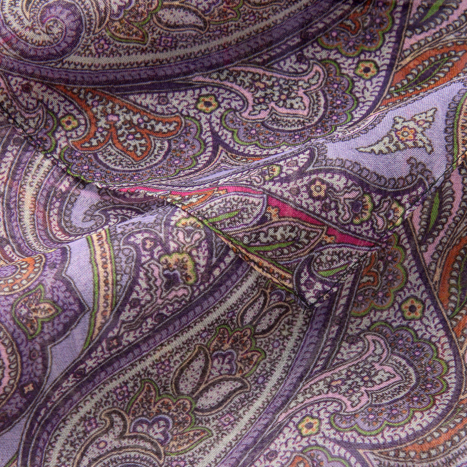 イタリア製 ペイズリー風ストール - 画像4