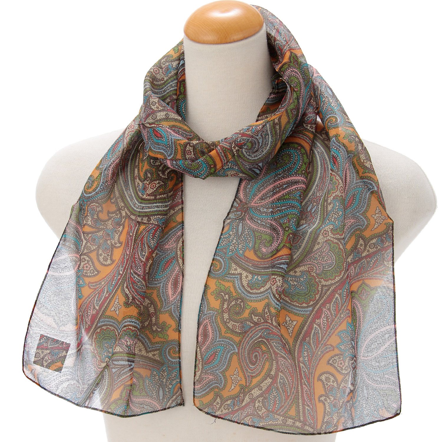 イタリア製 ペイズリー風ストール