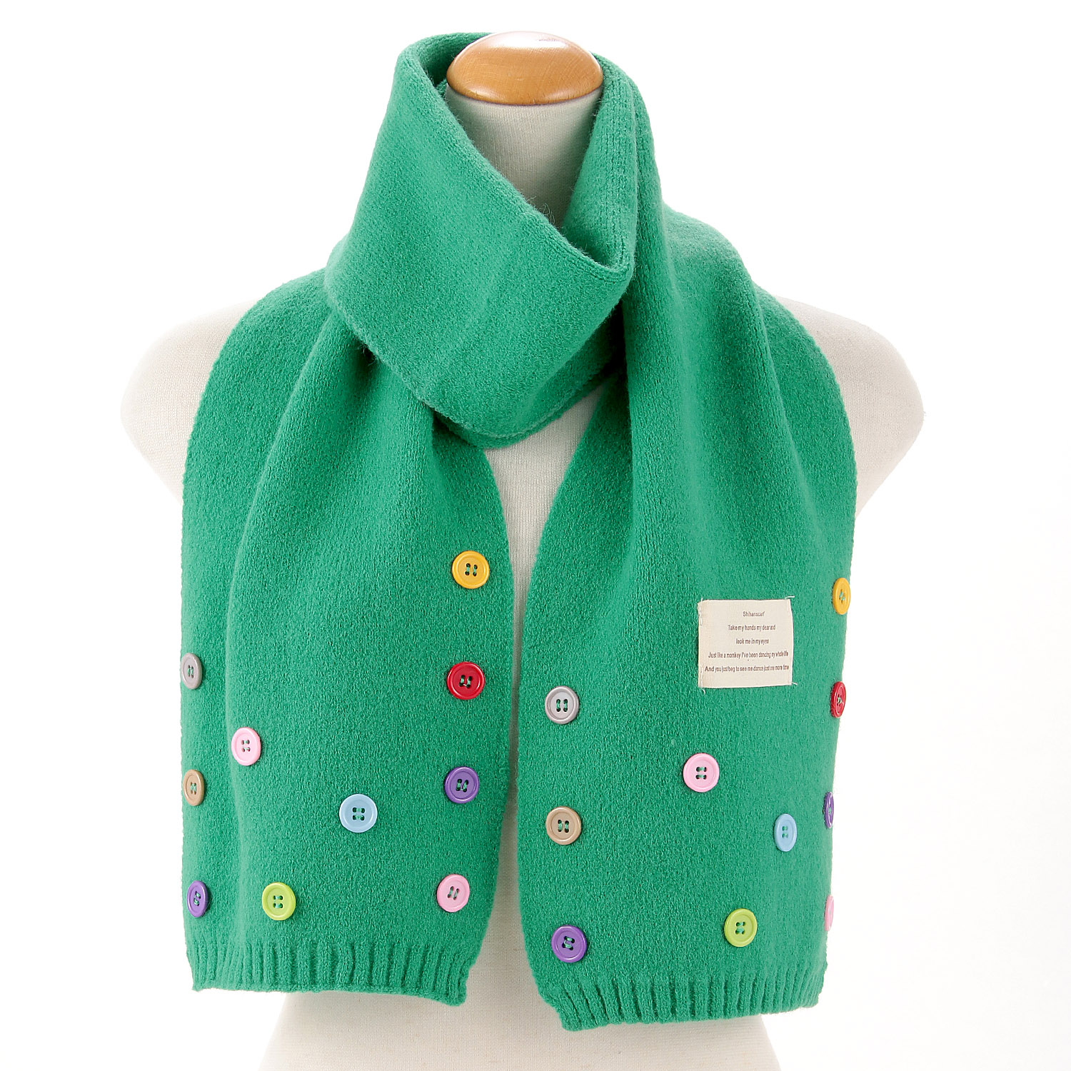 マルチカラーボタンマフラー