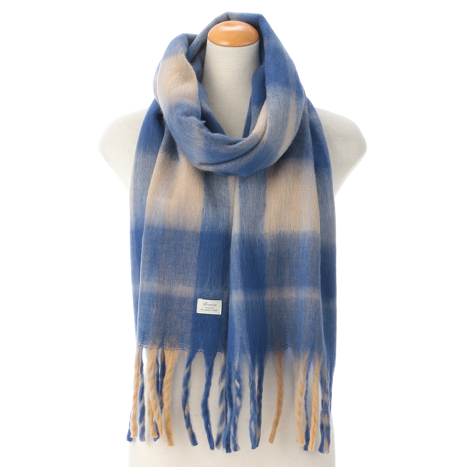 リサイクルポリエステルボリュームマフラー - 画像5