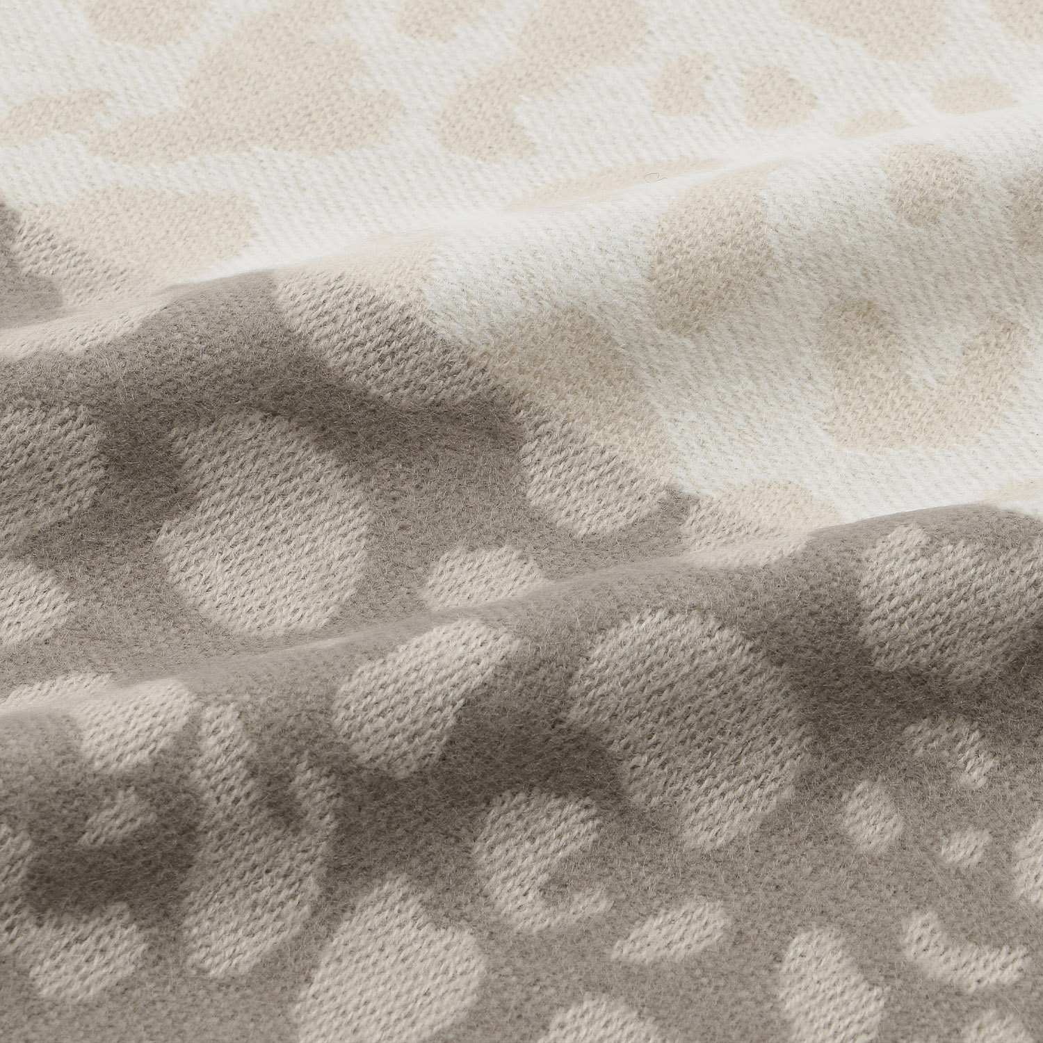 ヒョウ柄ジャガードストール - 画像3