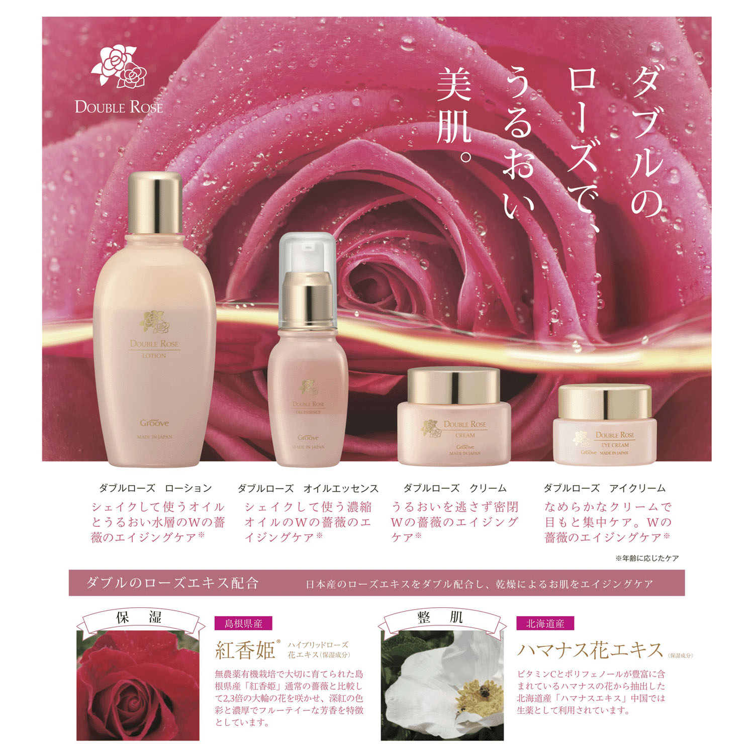 【新商品お試し割引2／26迄】Wローズクリーム - 画像2