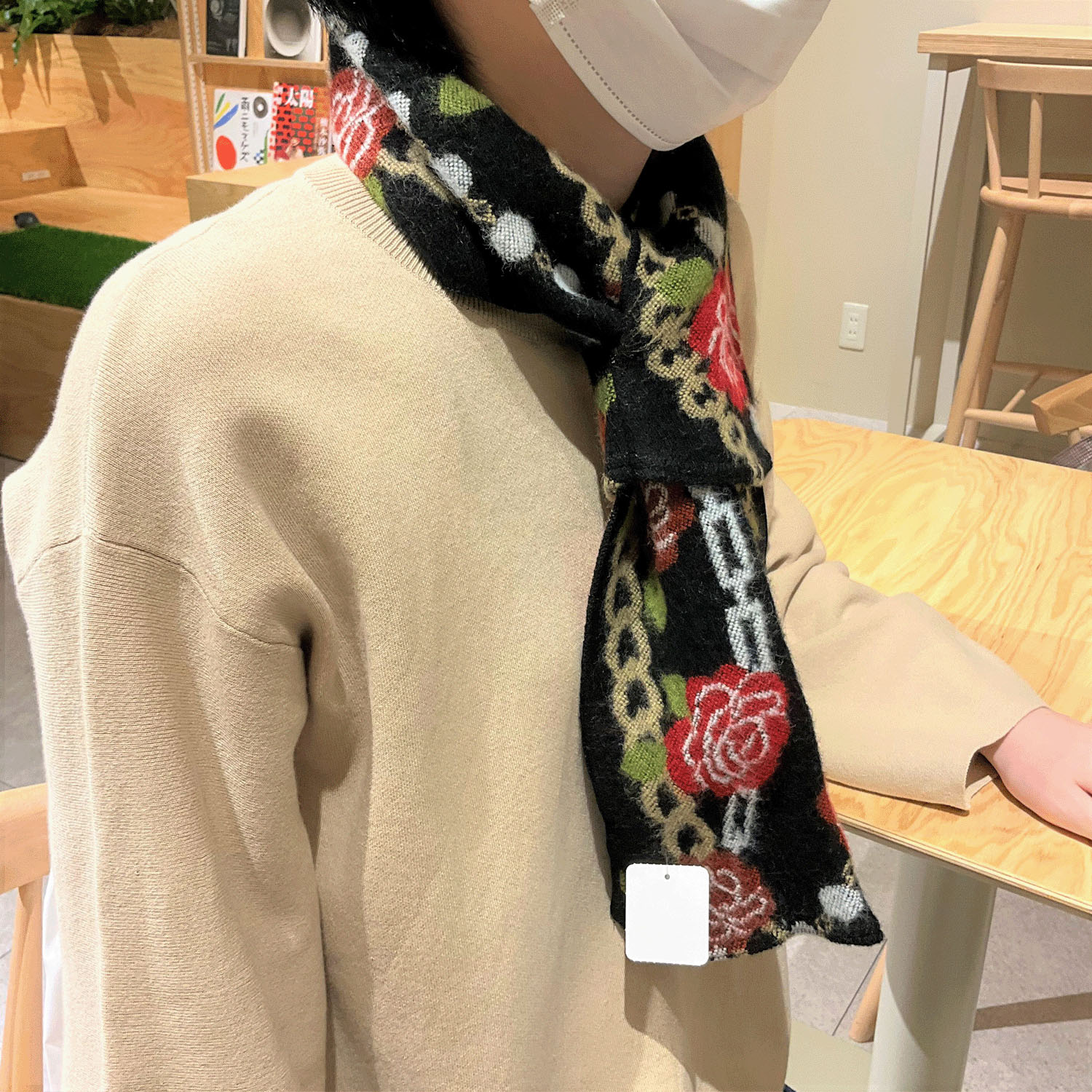 ラシクモア チェーンローズ プチマフラ－ - 画像3