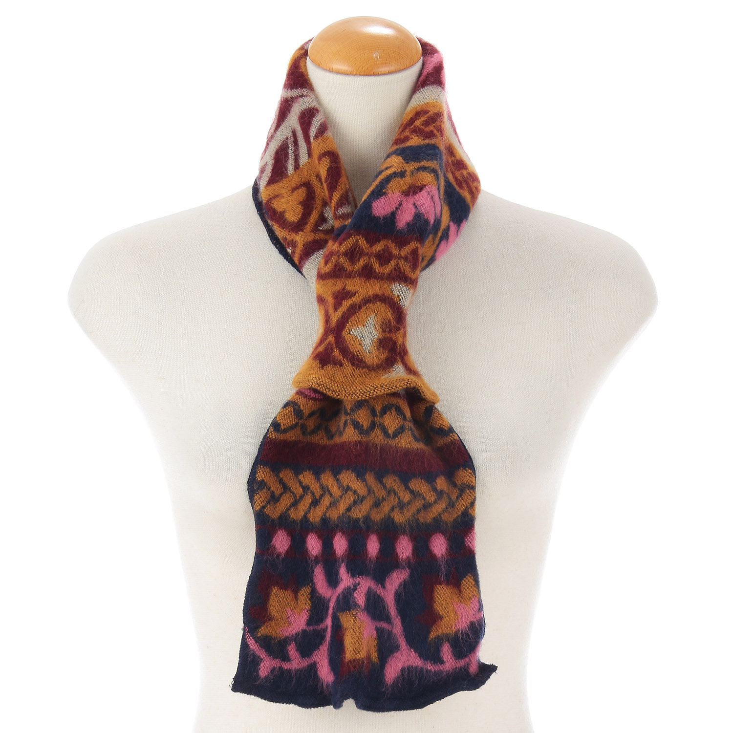 ラシクモア ジャガード プチマフラー