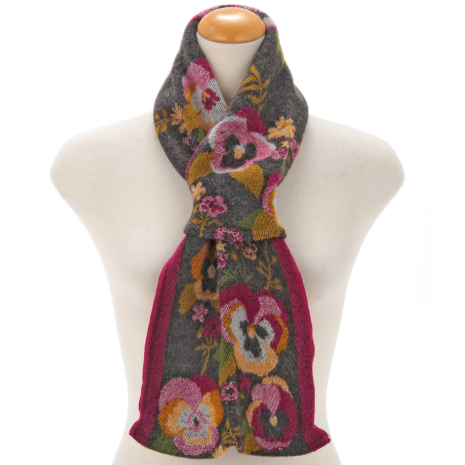 ラシクモア パンジープチマフラー