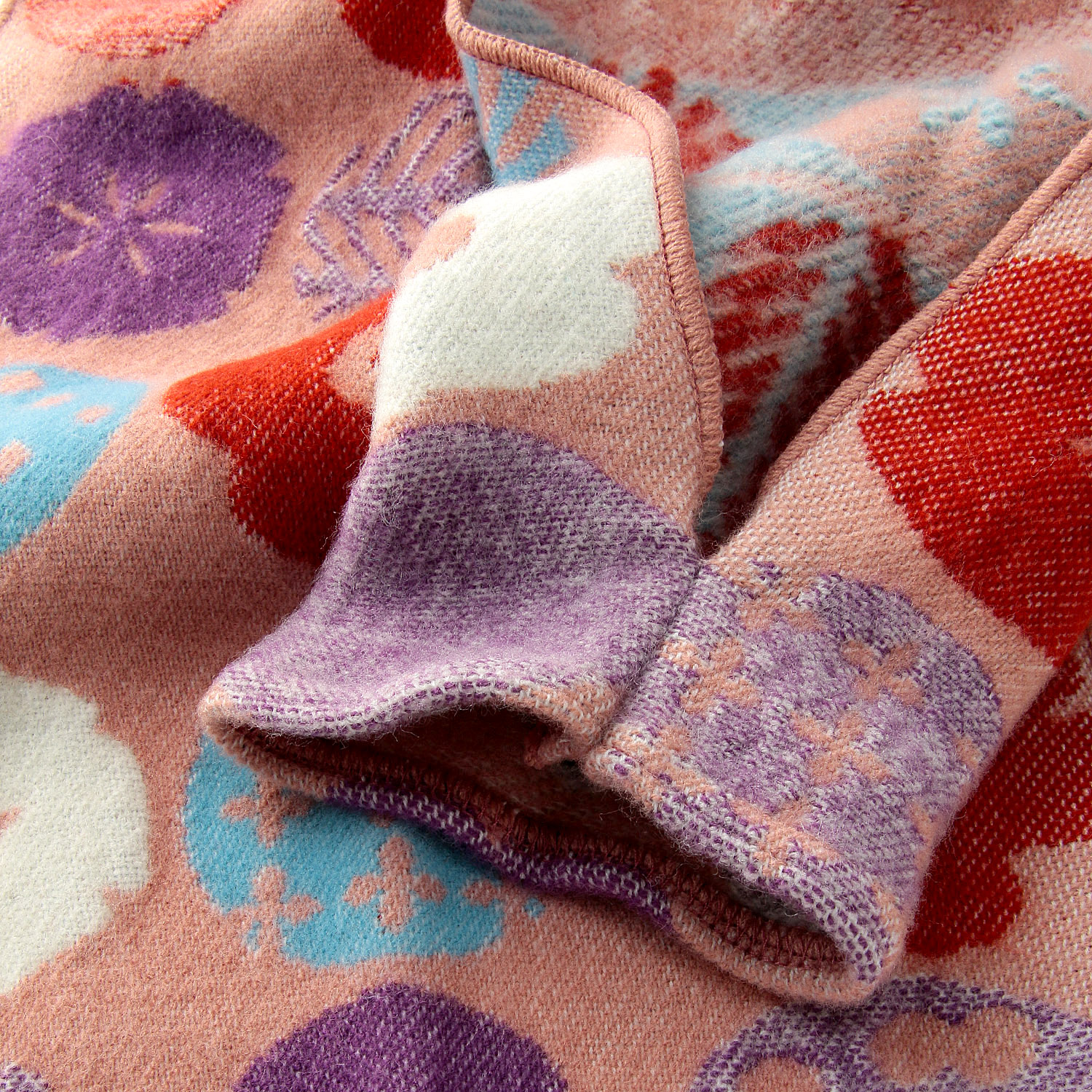 【ピンク終了】ラシクモア サークルフラワープチマフラー - 画像5