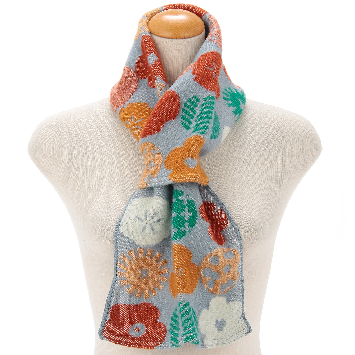 【ピンク終了】ラシクモア サークルフラワープチマフラー - 画像7