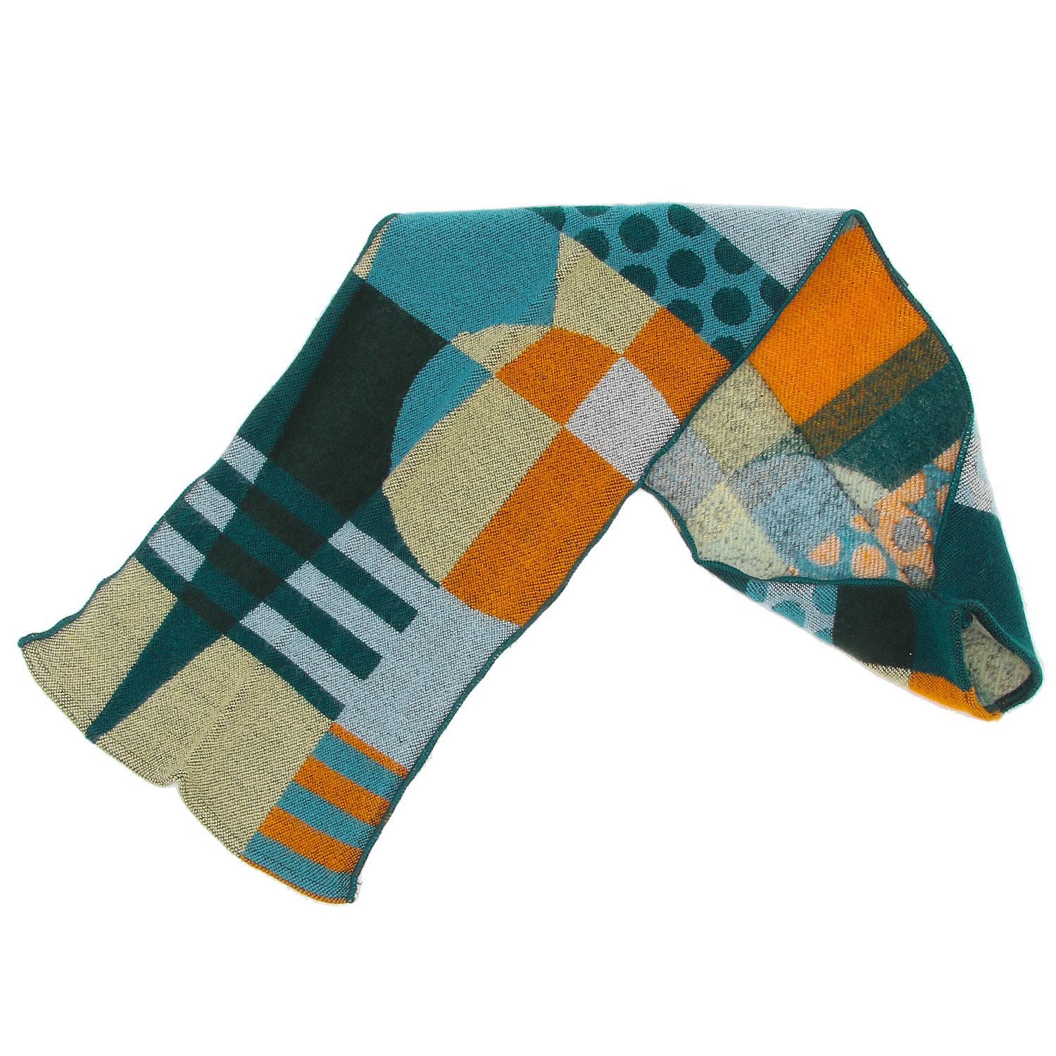 ラシクモア ミックスパターンプチマフラー - 画像3