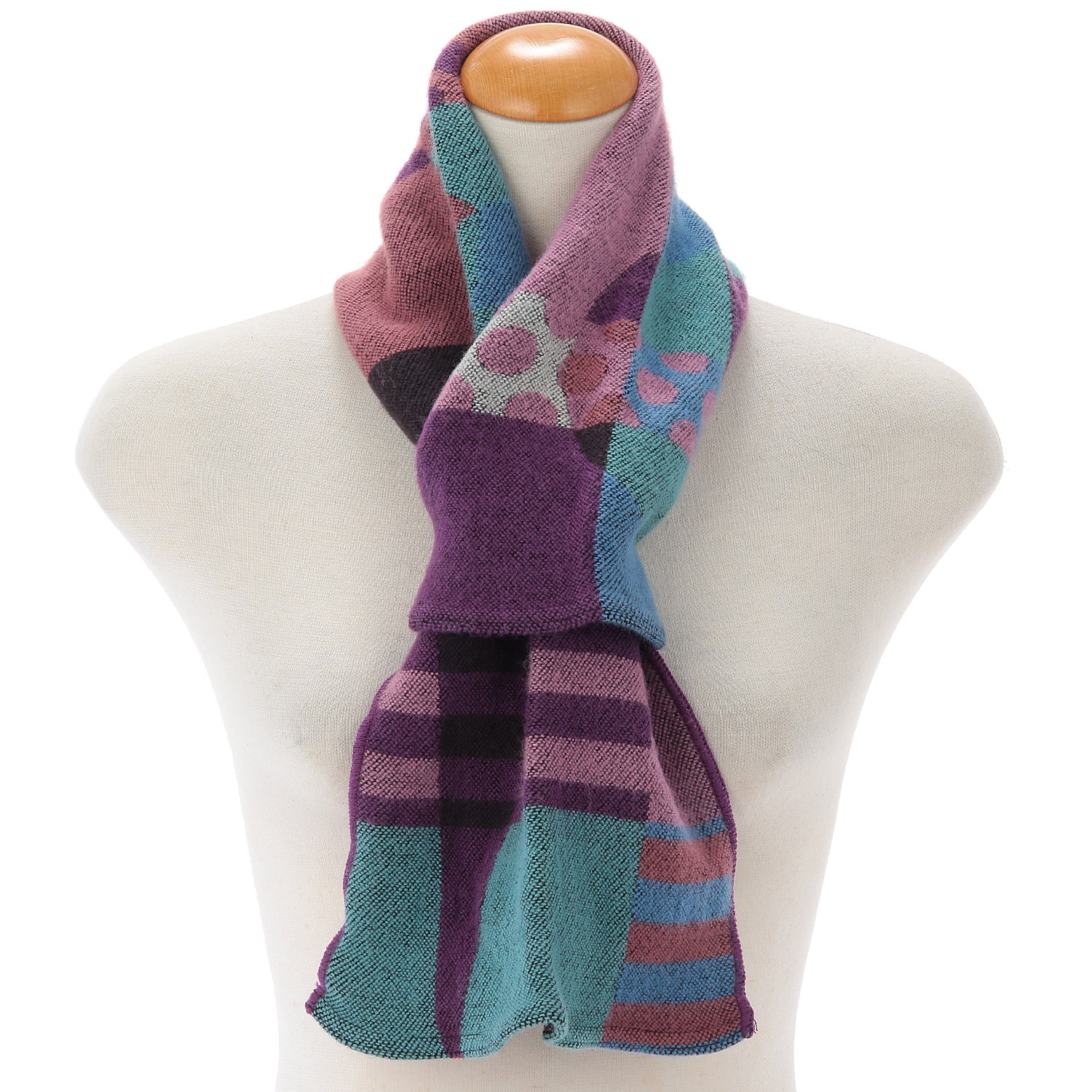 ラシクモア ミックスパターンプチマフラー - 画像6