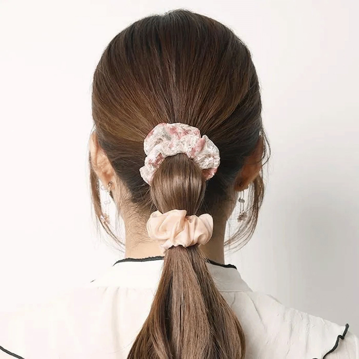 桜×シフォン2本セットシュシュ - 画像7