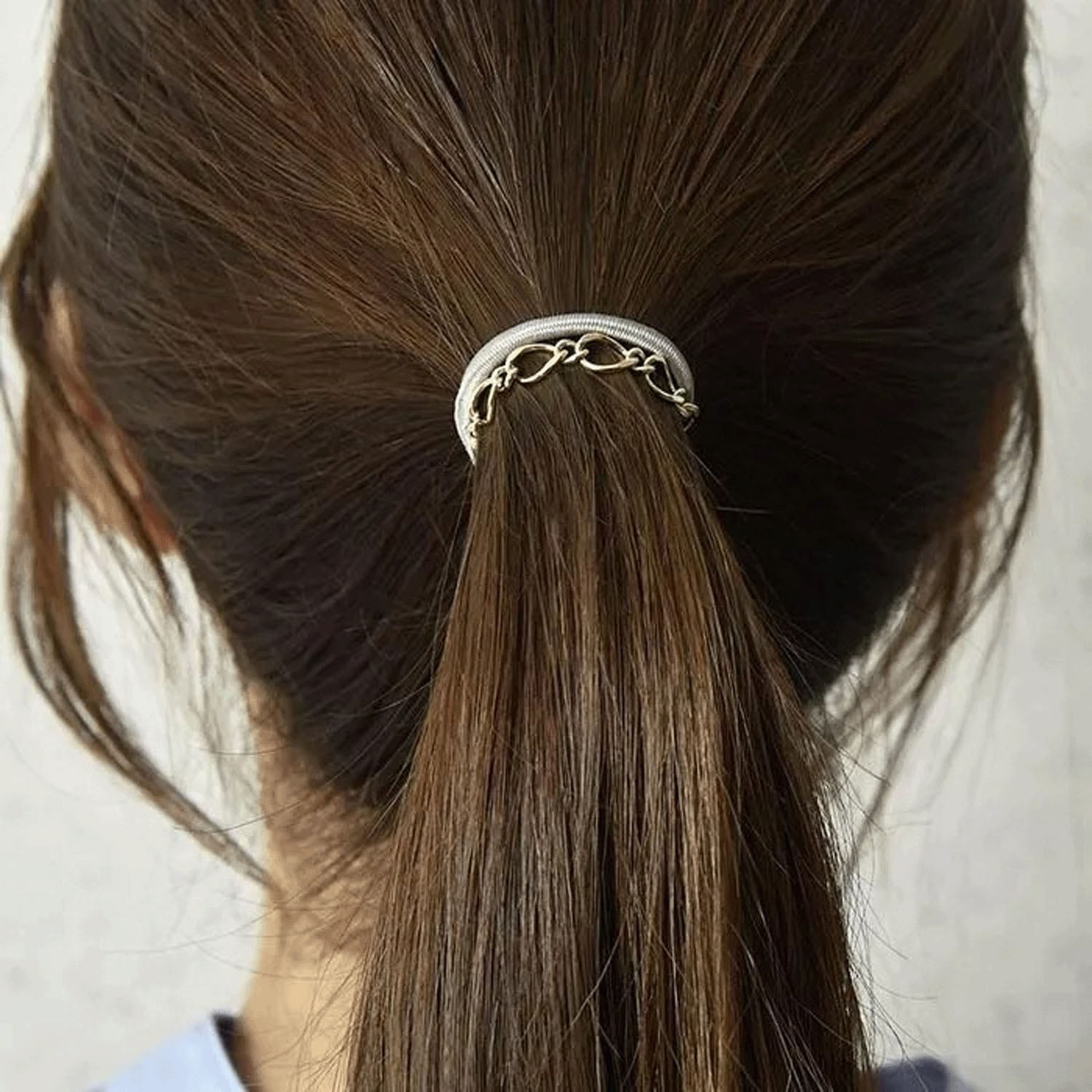 静電気軽減ヘアブレスレット メタルチェーン - 画像4