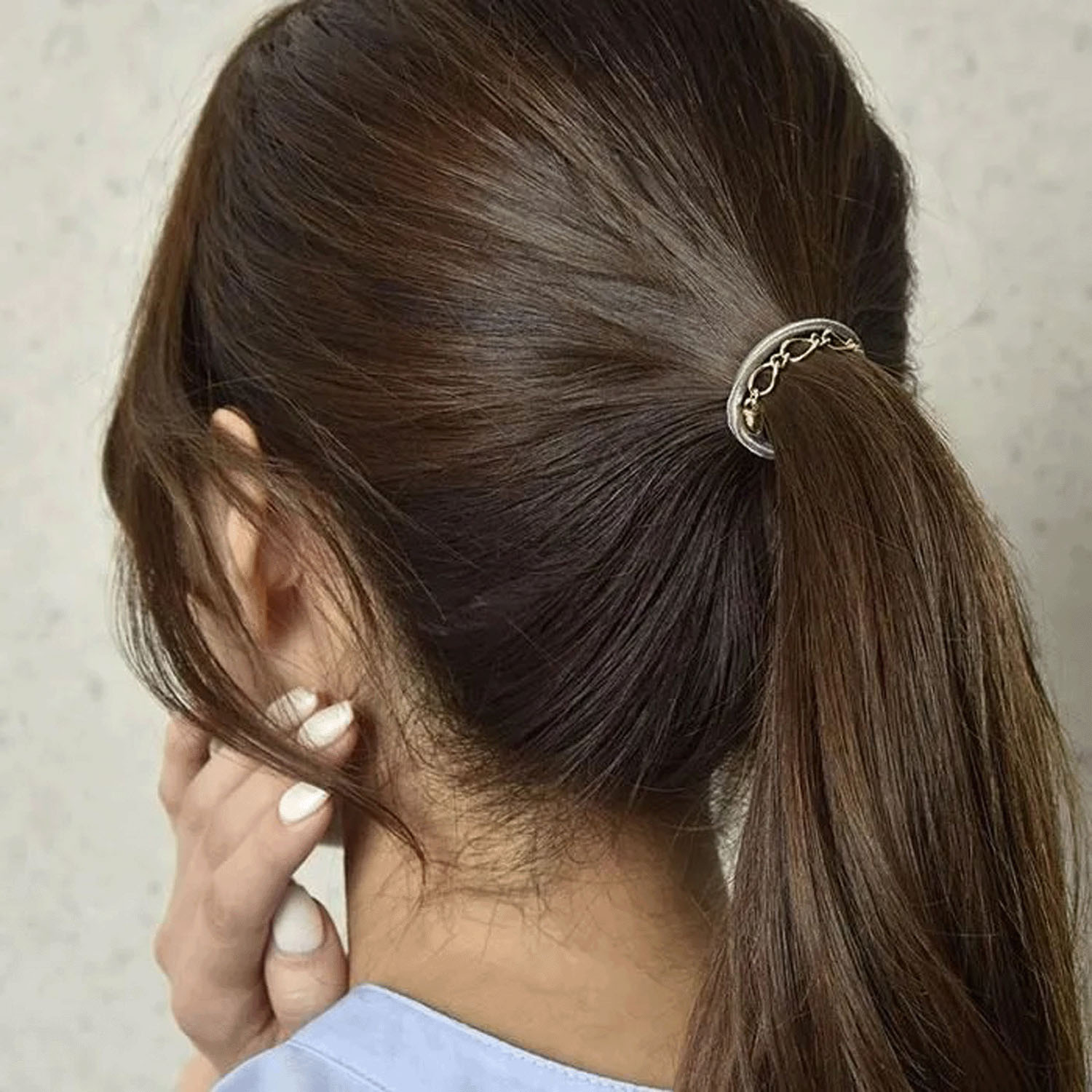 静電気軽減ヘアブレスレット メタルチェーン - 画像5