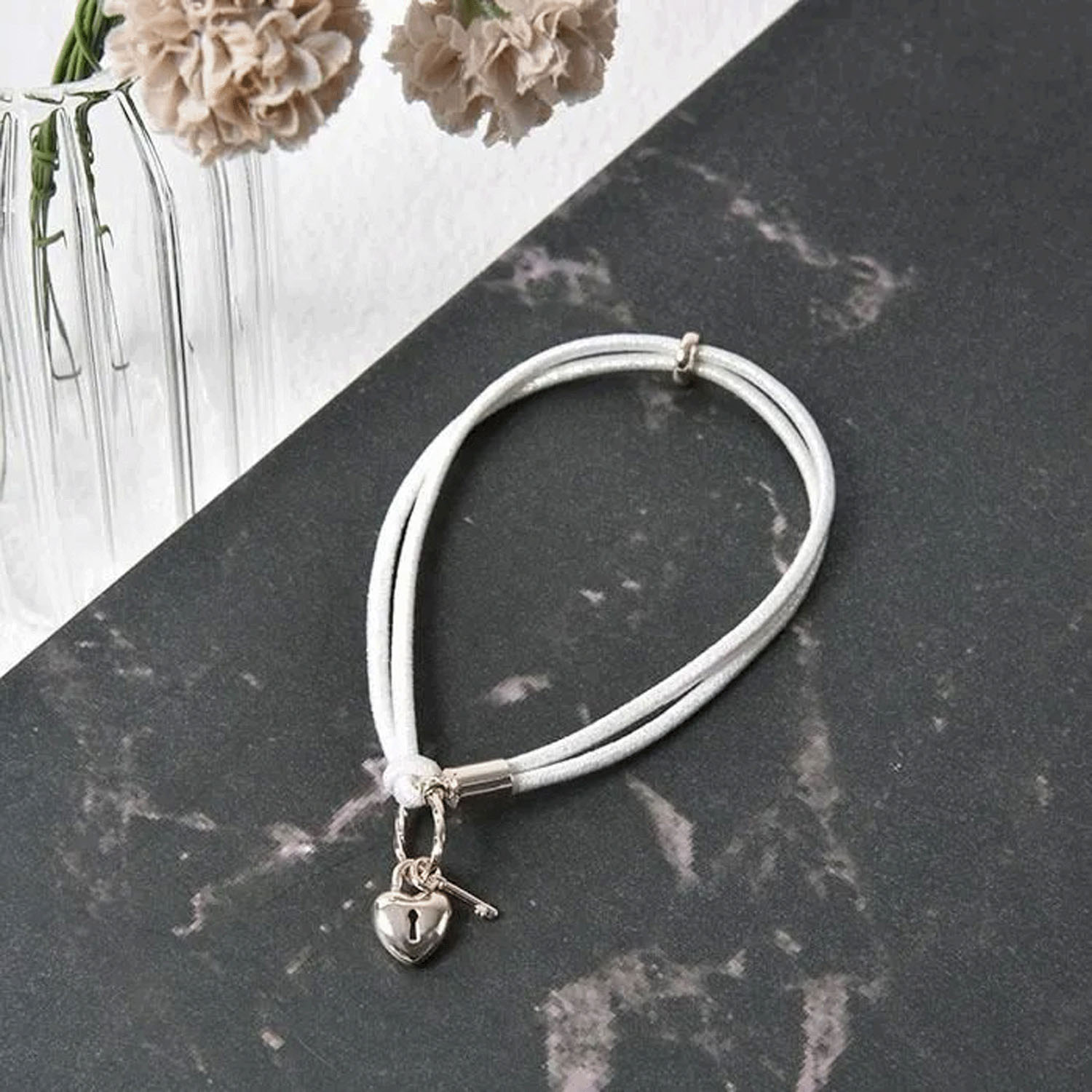 静電気軽減ヘアブレスレット ハートキー - 画像7