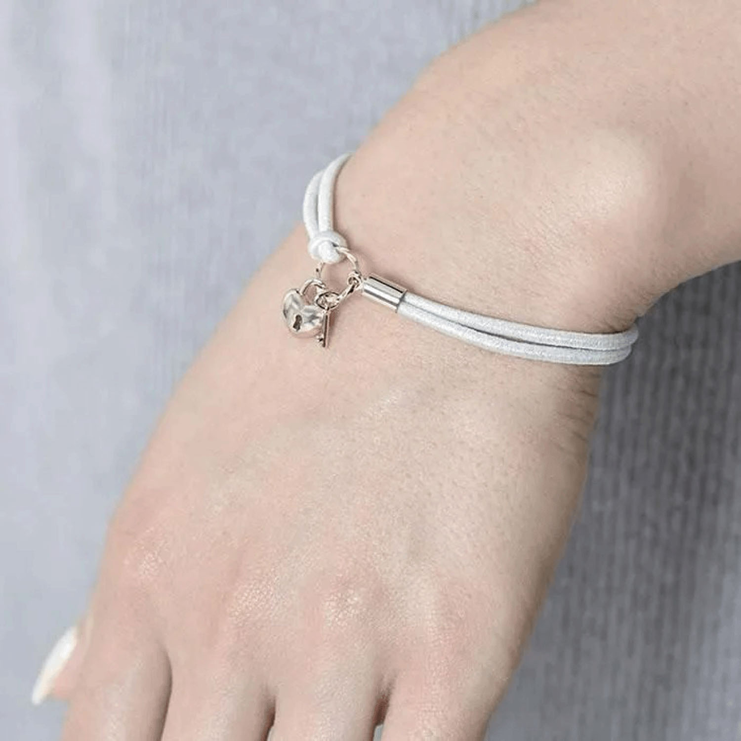 静電気軽減ヘアブレスレット ハートキー - 画像10