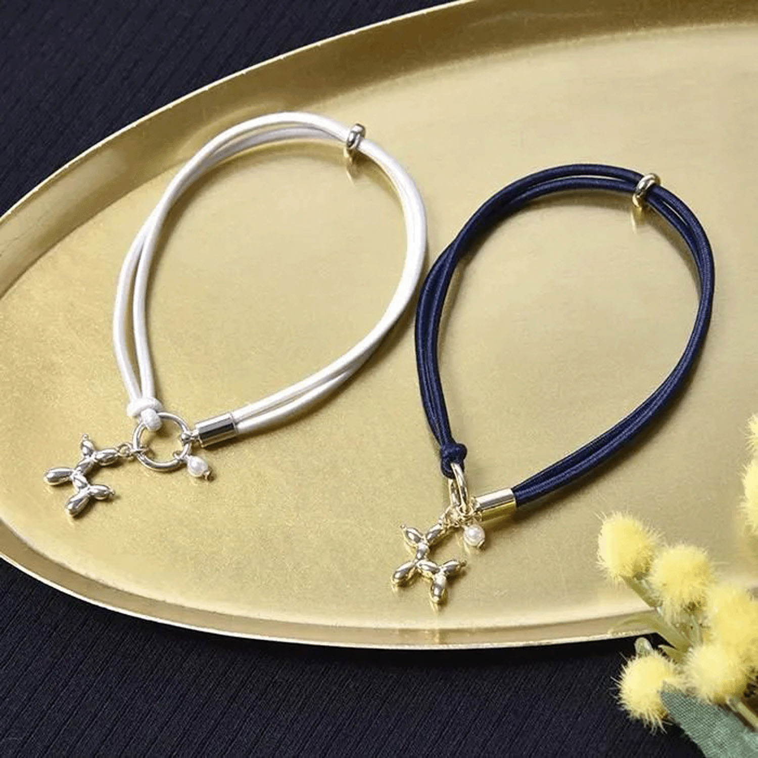 静電気軽減ヘアブレスレット イヌ - 画像1