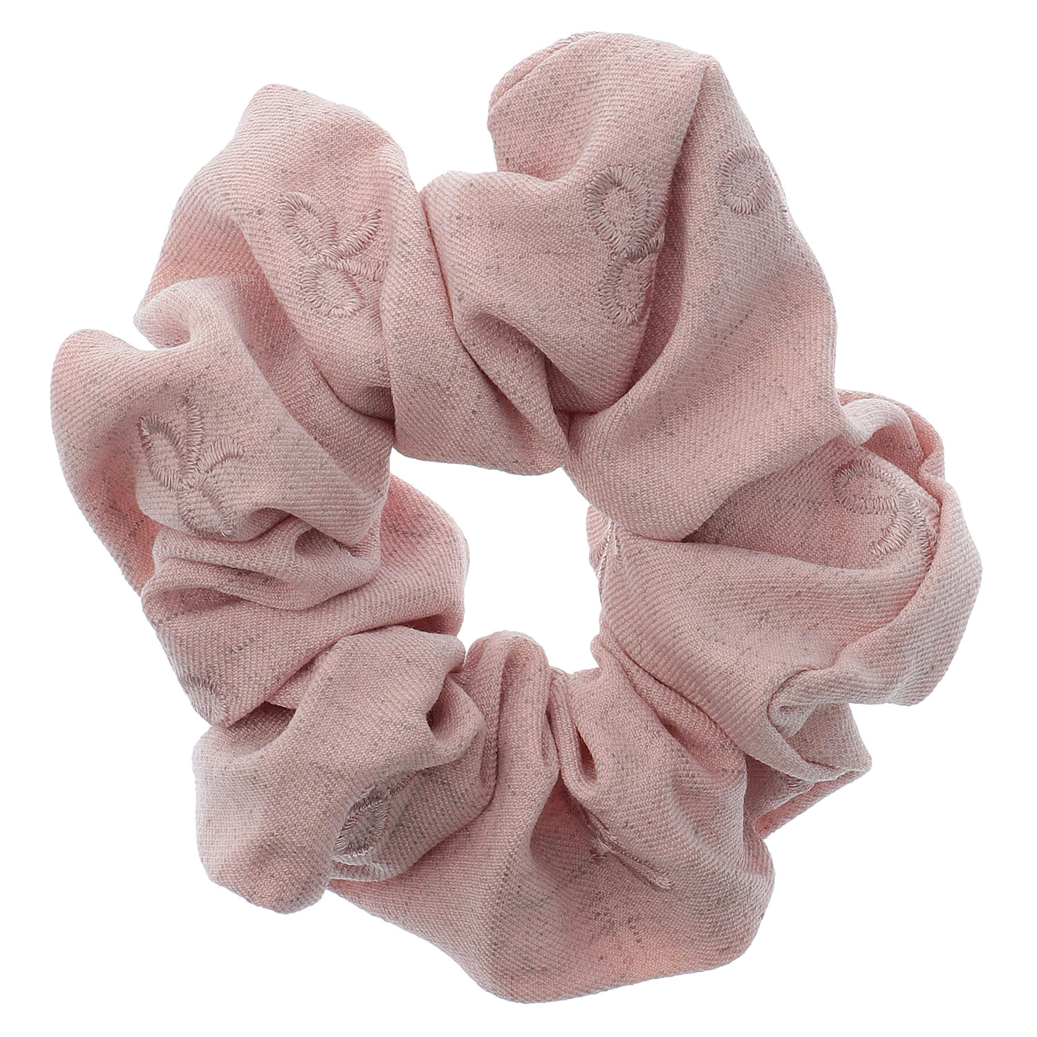 リボン刺繍シュシュ - 画像3