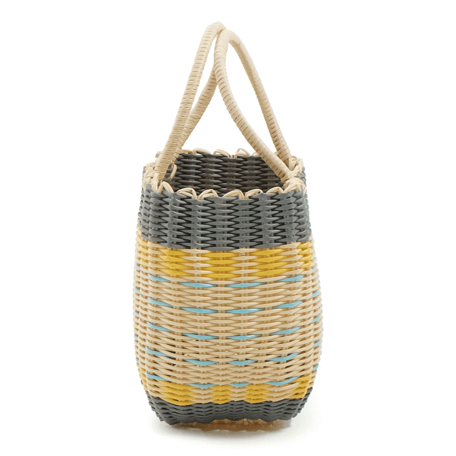 色の組み合わせが楽しいレジャーにぴったりなパーチャスバッグ - 画像18