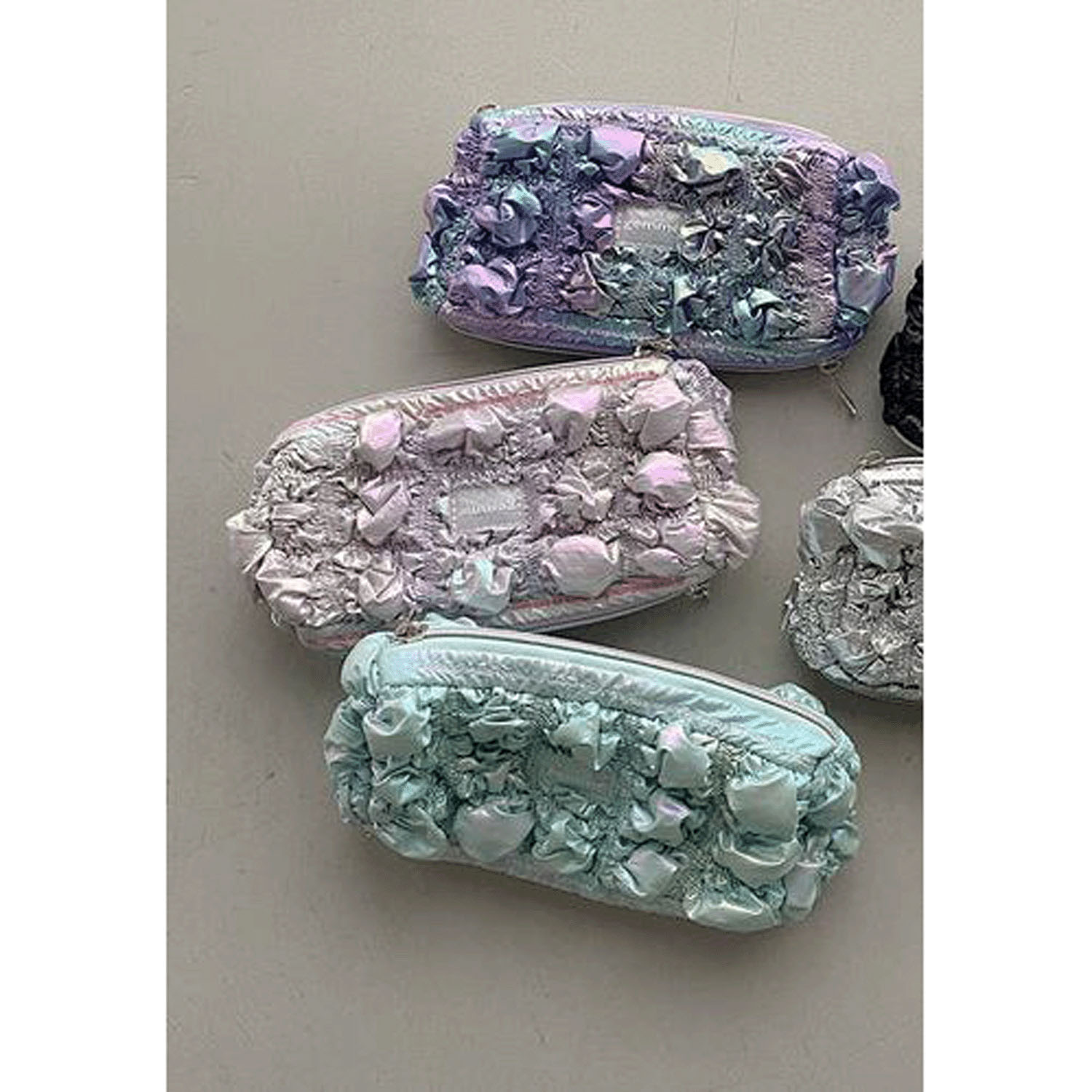 ジェムギャザーWファスナーポーチ （Finissage） - 画像1