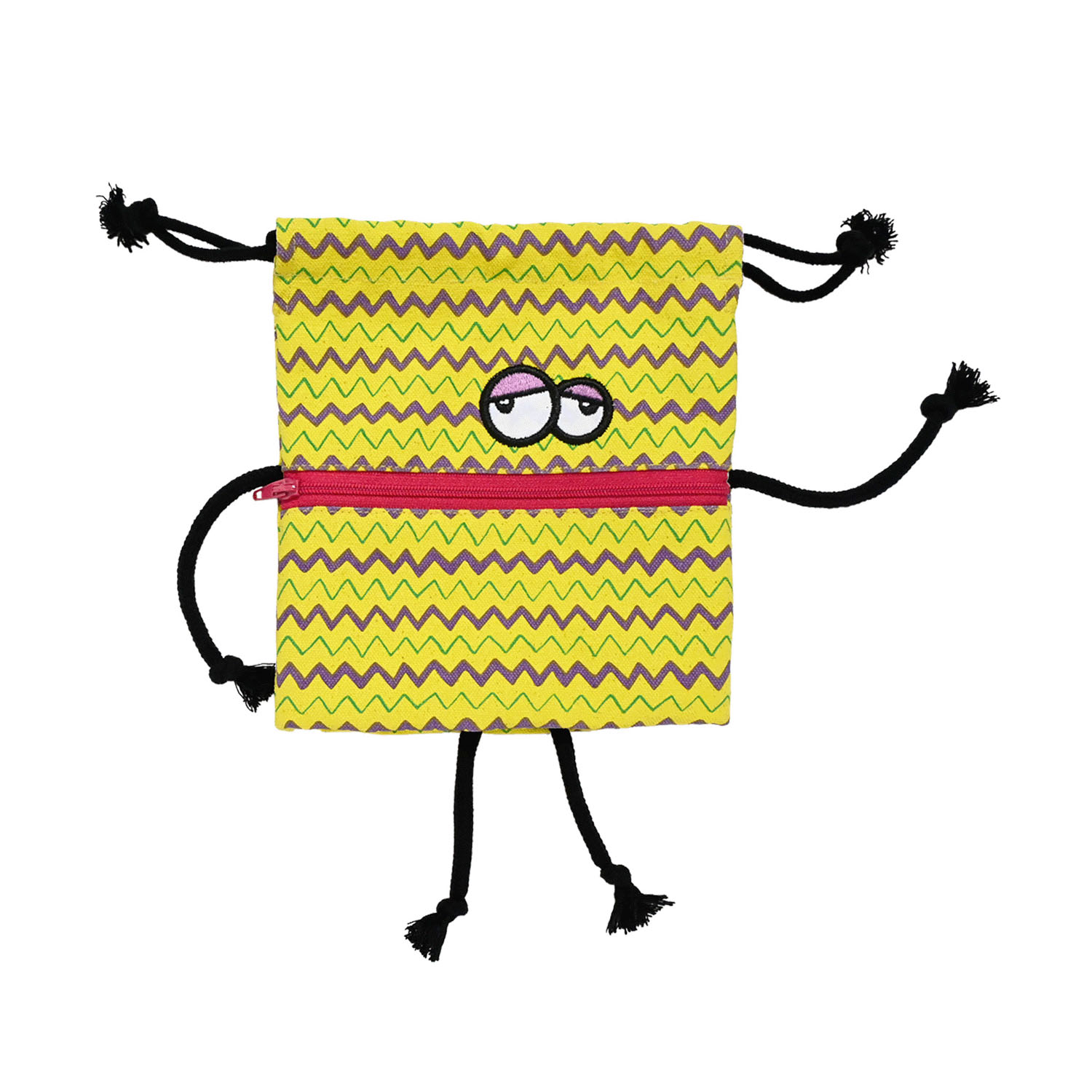 ジッパー巾着ポーチ キャンディモンスター - 画像3