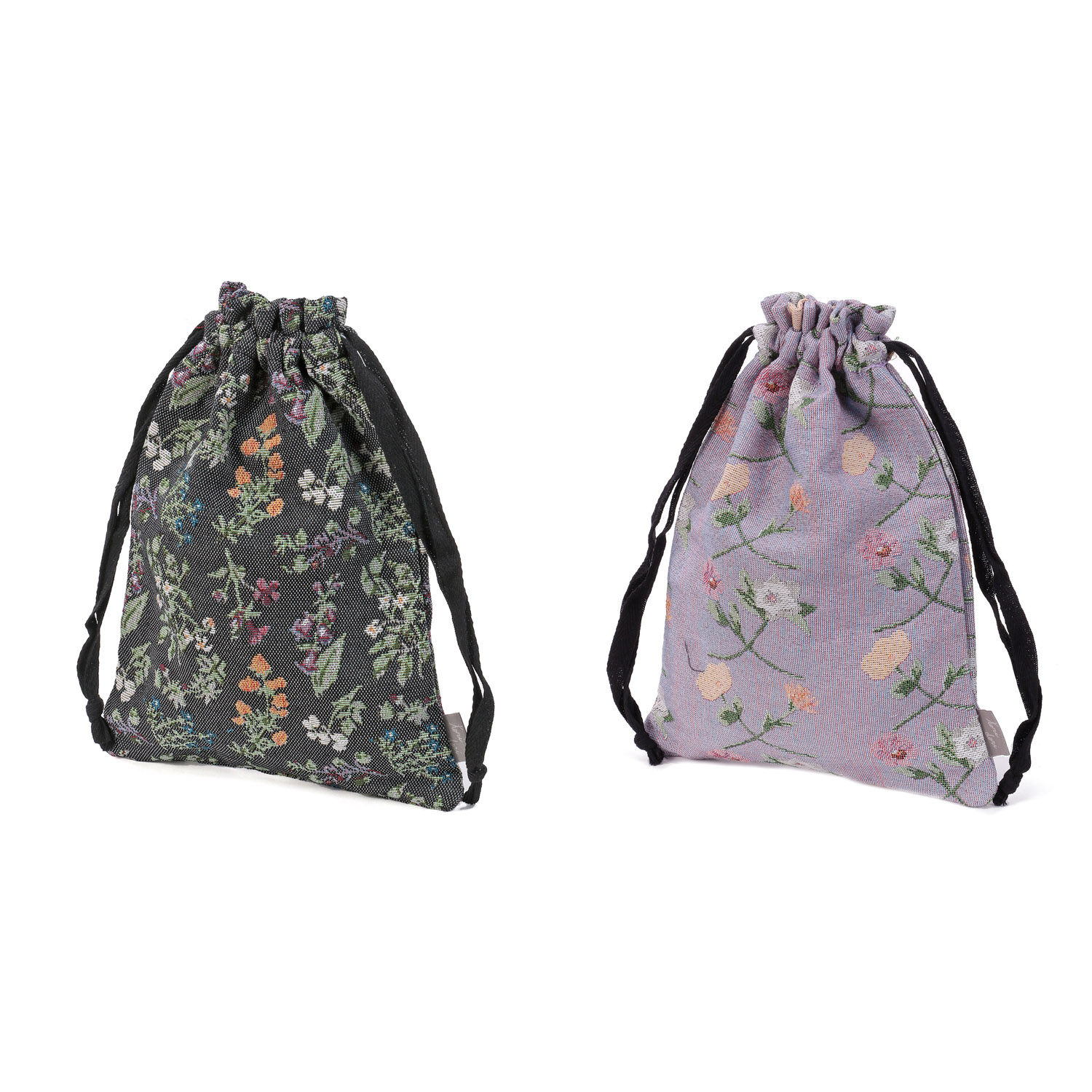 ジャガード 巾着