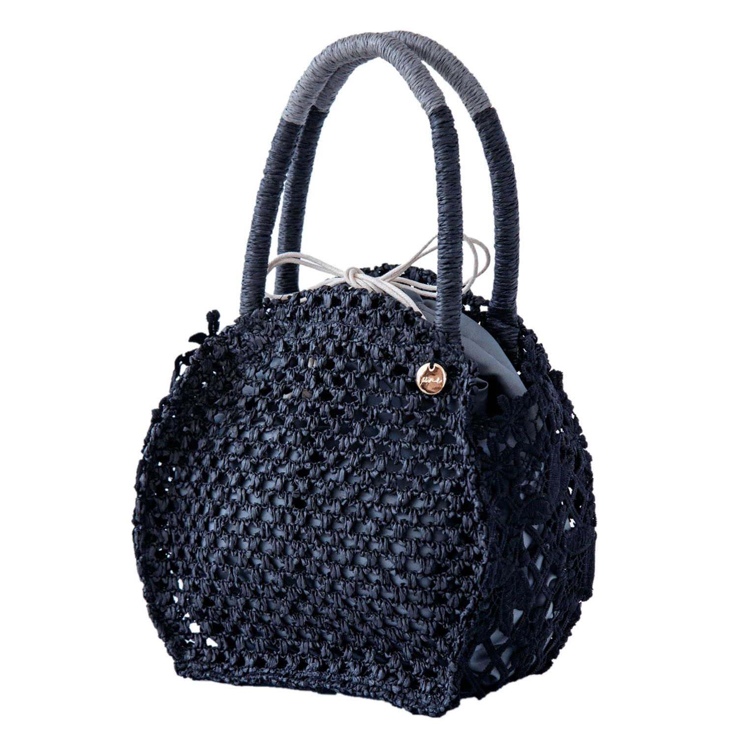 ロンフローラ トートバッグ 丸レース - 画像4