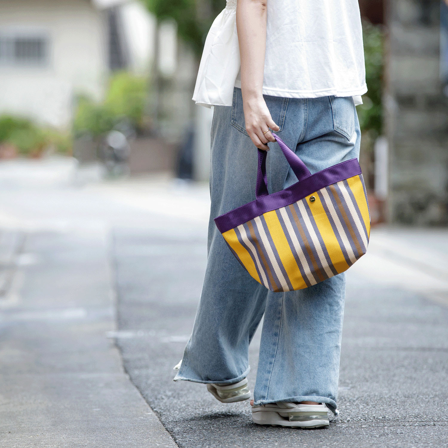 タフィル トートバッグ ストライプ - 画像4