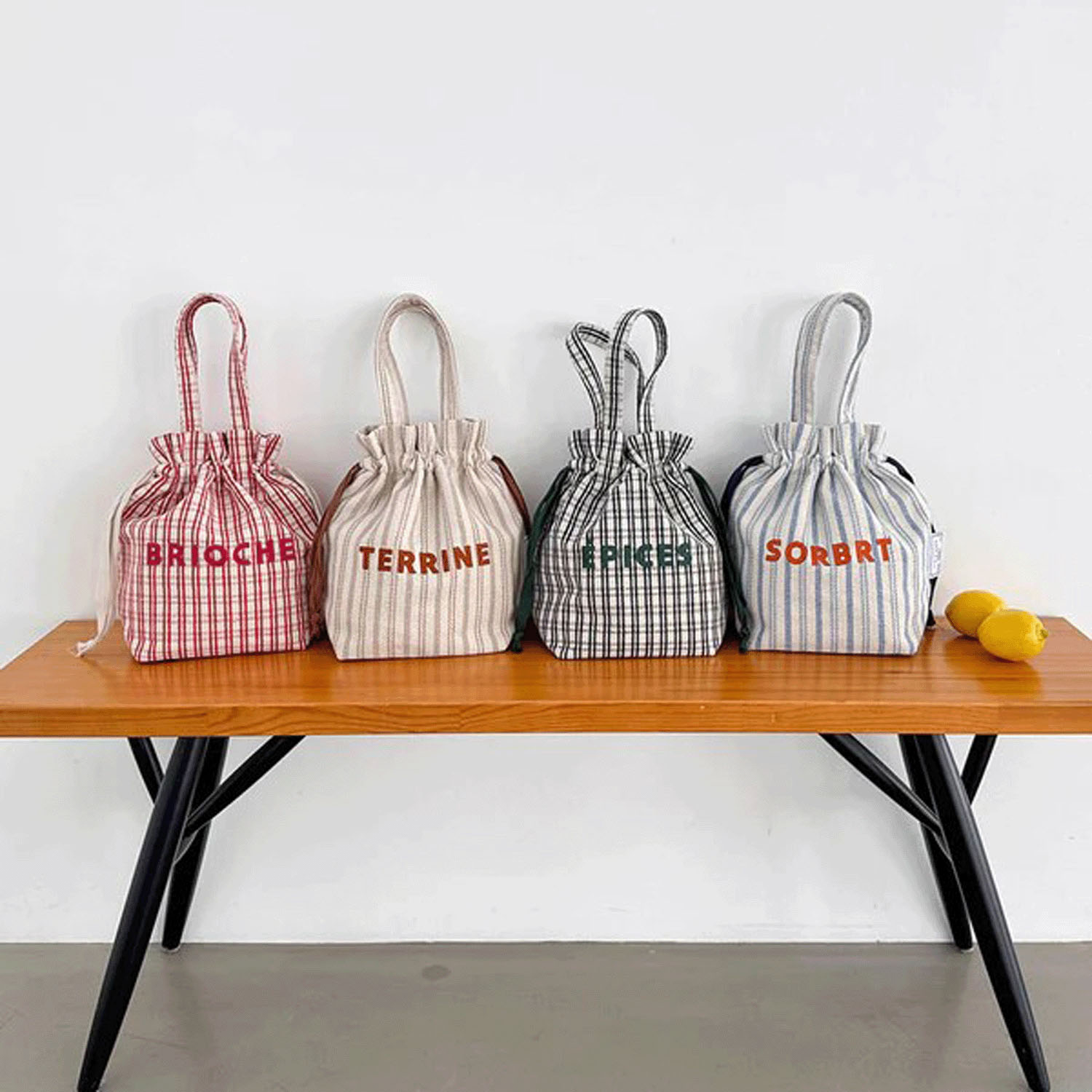 フレンチエピスリークール巾着トート