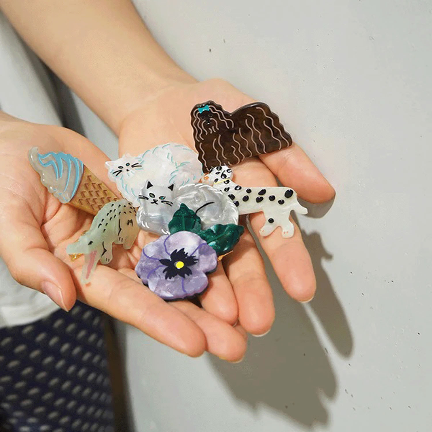 FT ダイカットヘアクリップ【在庫限り】 - 画像2