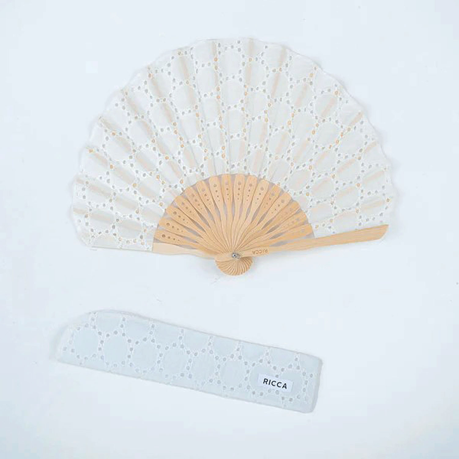 ラフィーネ 扇子 - 画像2