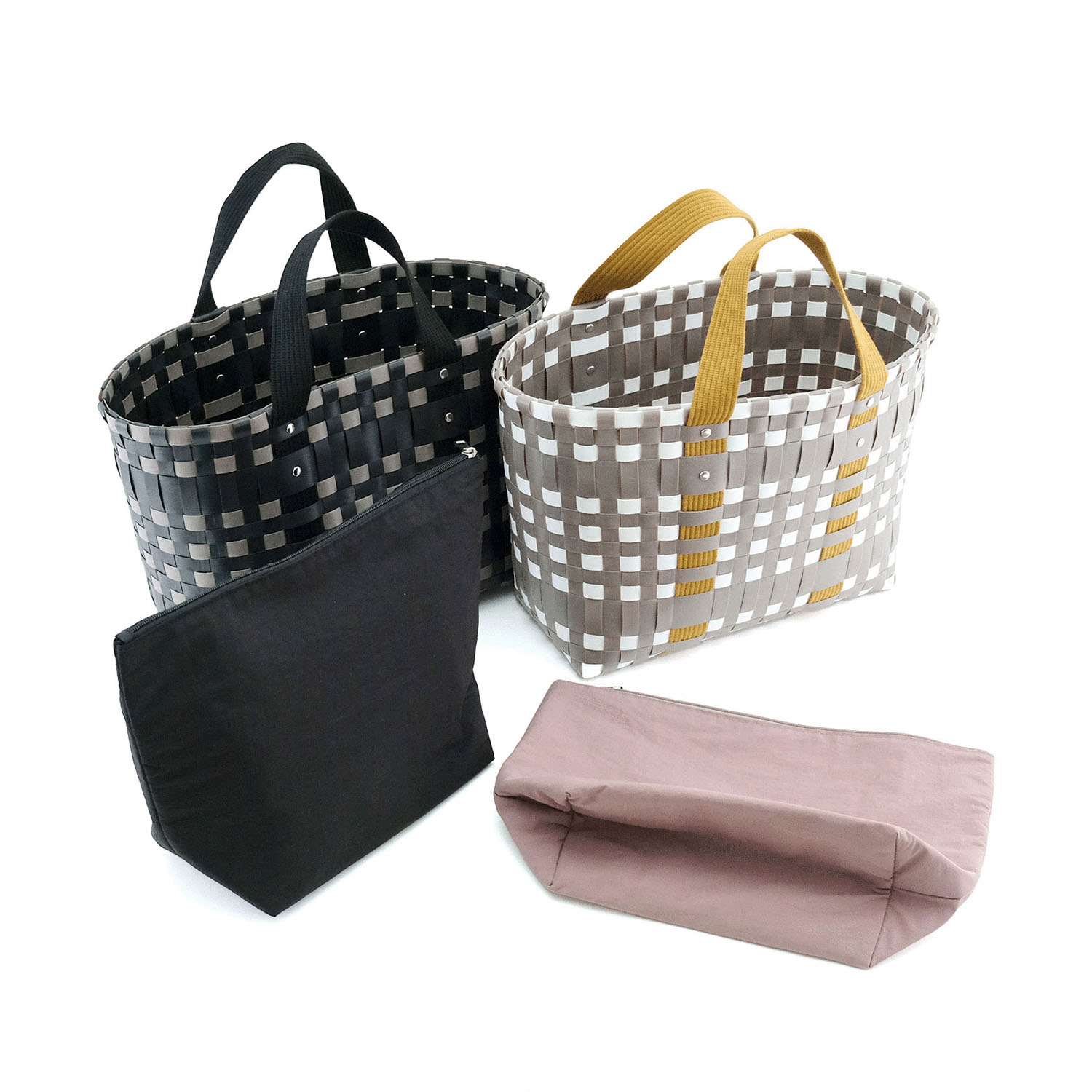 大人ピクニックに持って行きたい保冷ポーチ付きバッグS