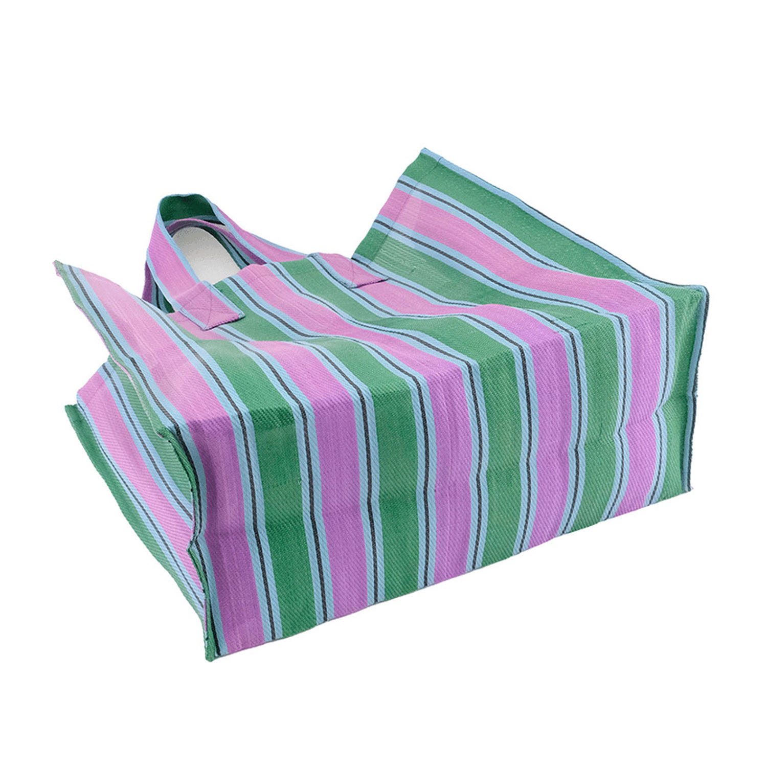 アウトドアシーンにもおすすめ サニーストライプのトートバッグS - 画像11