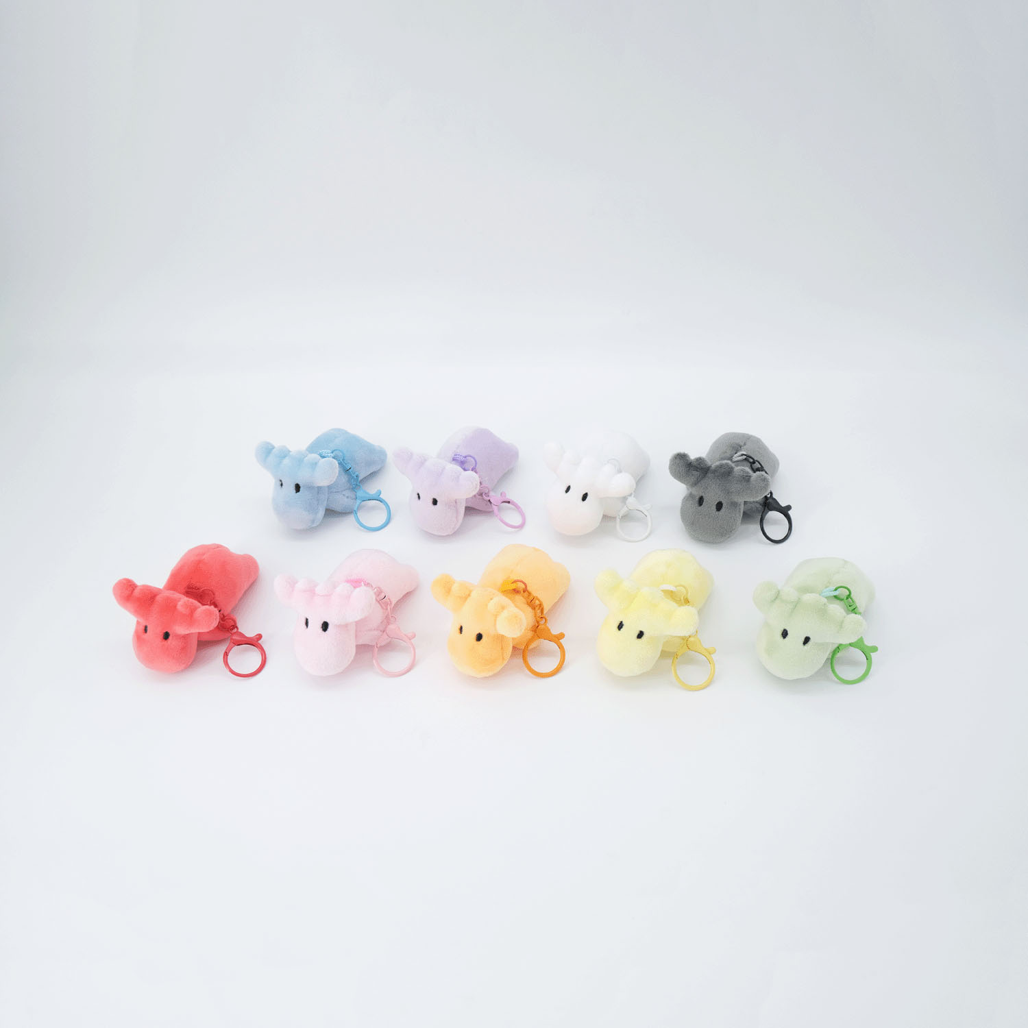 moz カラーぬいぐるみチャーム寝そべり