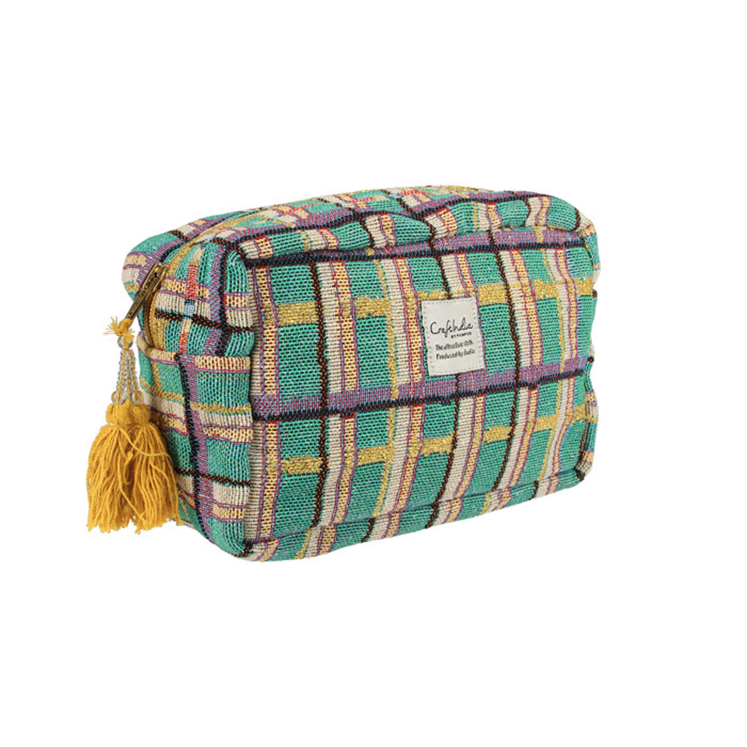 CraftIndia  マチ付きポーチ - 画像6