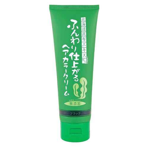 利尻昆布配合ふんわり仕上がる ヘアカラークリーム （白髪染め）ブラック - 画像3
