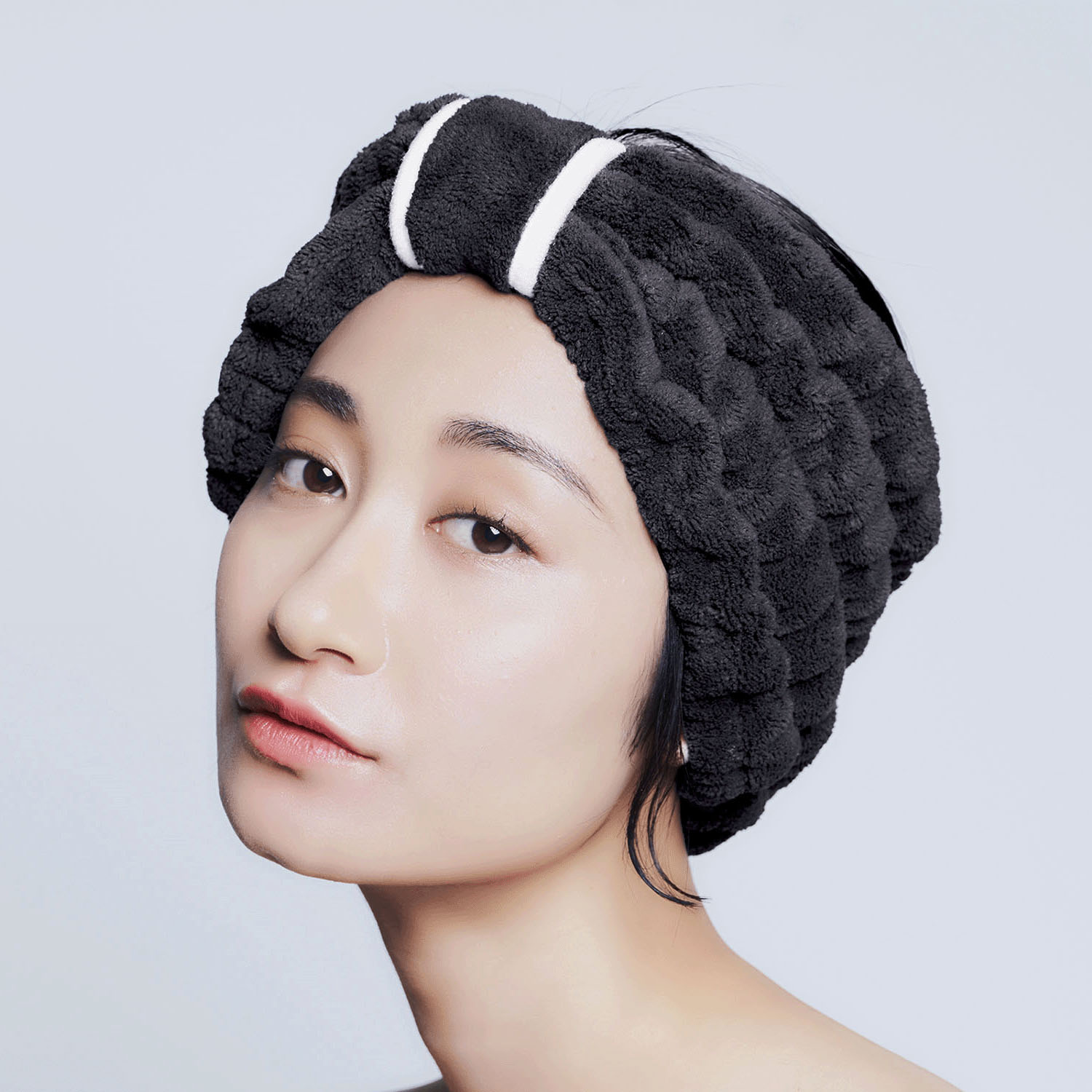 BEAULy クイックドライヘアターバン short Black - 画像6