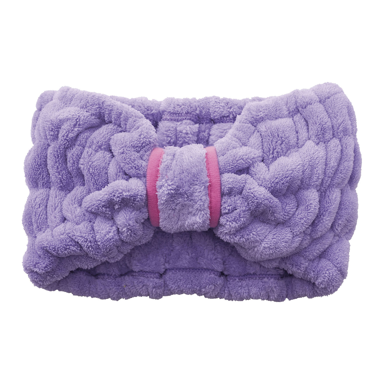 BEAULy クイックドライヘアターバン short Purple - 画像2