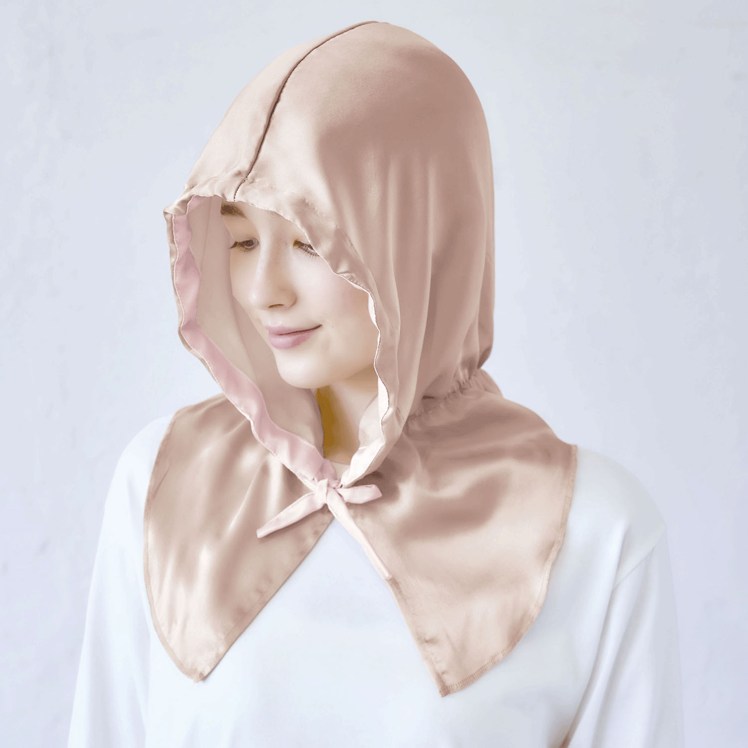 シルクシャイニーナイトキャップ ベール - 画像4