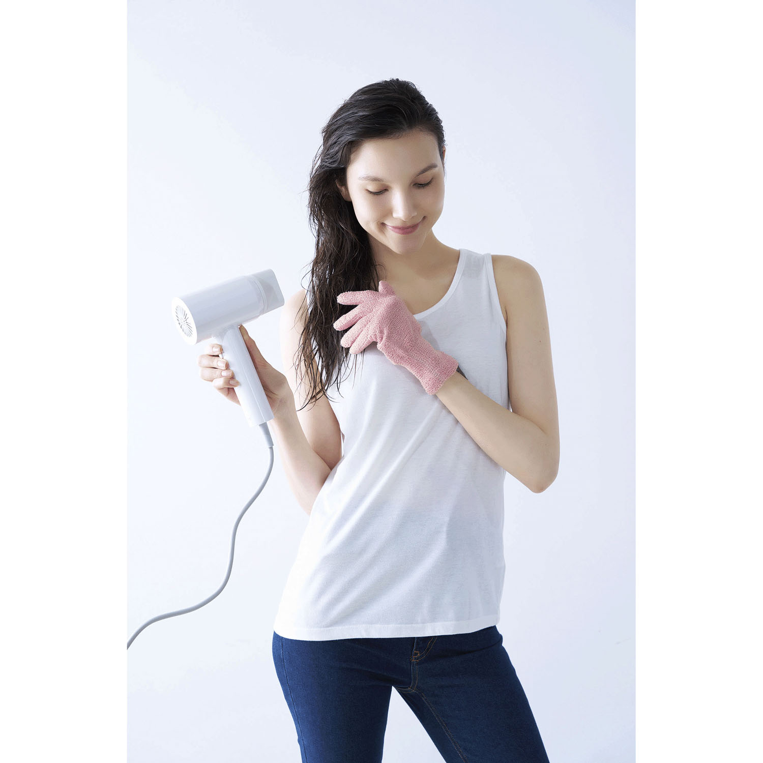 シルクシャイニー ヘアドライグローブ - 画像4