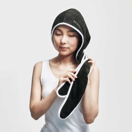 【予約可能品】BEAULy クイックドライヘアターバン ブラック - 画像9