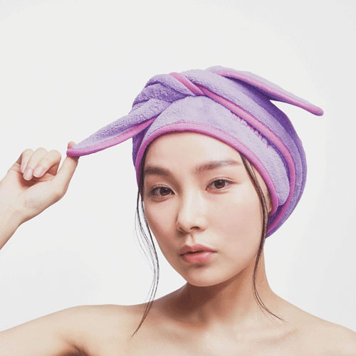 【予約可能品】BEAULy クイックドライヘアターバン パープル - 画像12