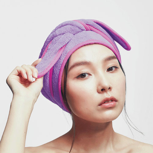 【予約可能品】BEAULy クイックドライヘアターバン パープル - 画像13