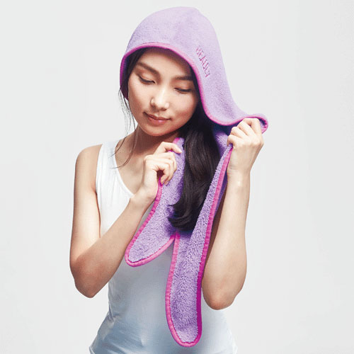 【予約可能品】BEAULy クイックドライヘアターバン パープル - 画像8