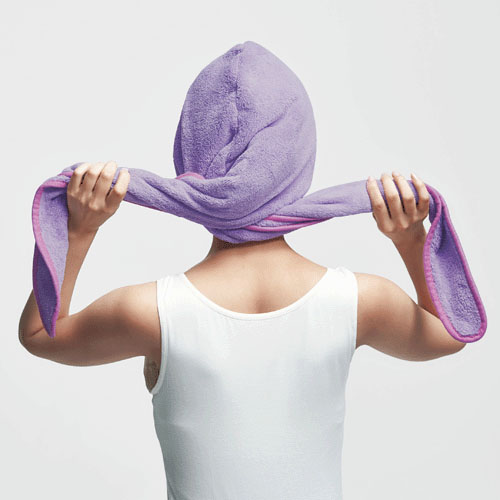 【予約可能品】BEAULy クイックドライヘアターバン パープル - 画像10