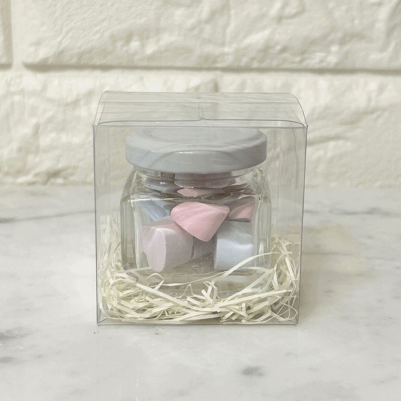 瓶入りアロマストーン ハート型 - 画像2