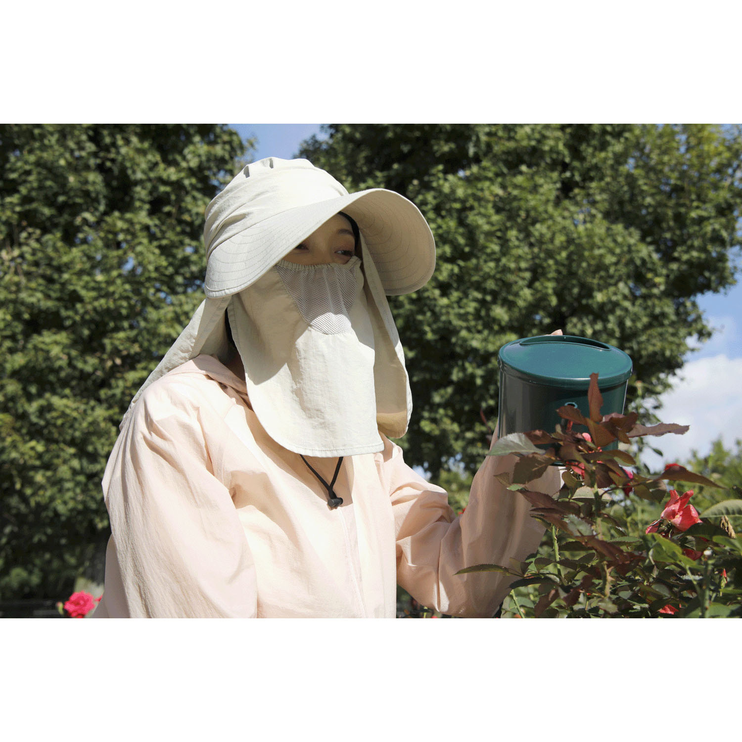 UVプロテクトシェードハット シャイン グレージュ - 画像13