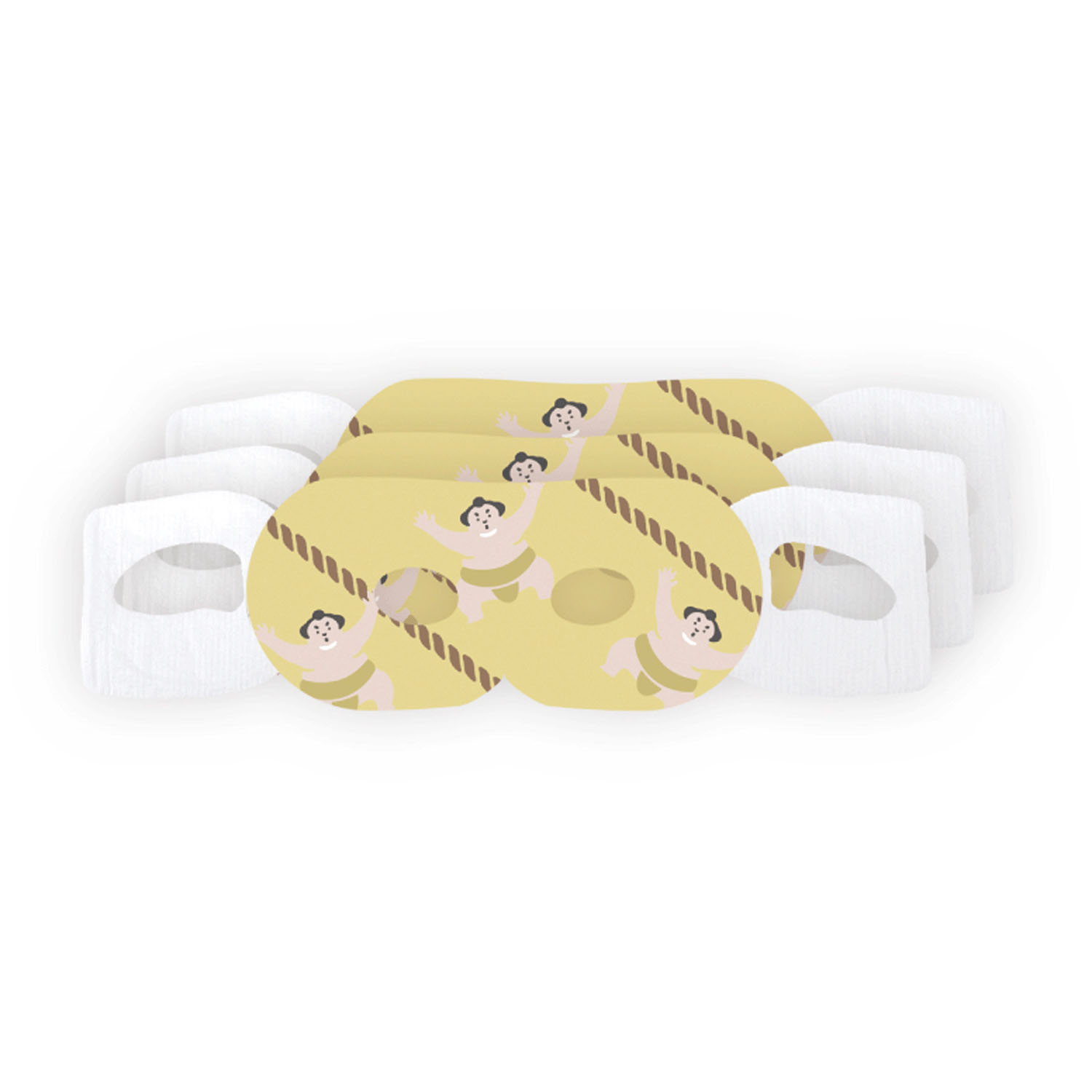 ながら温アイマスク寿司＆相撲6P - 画像5