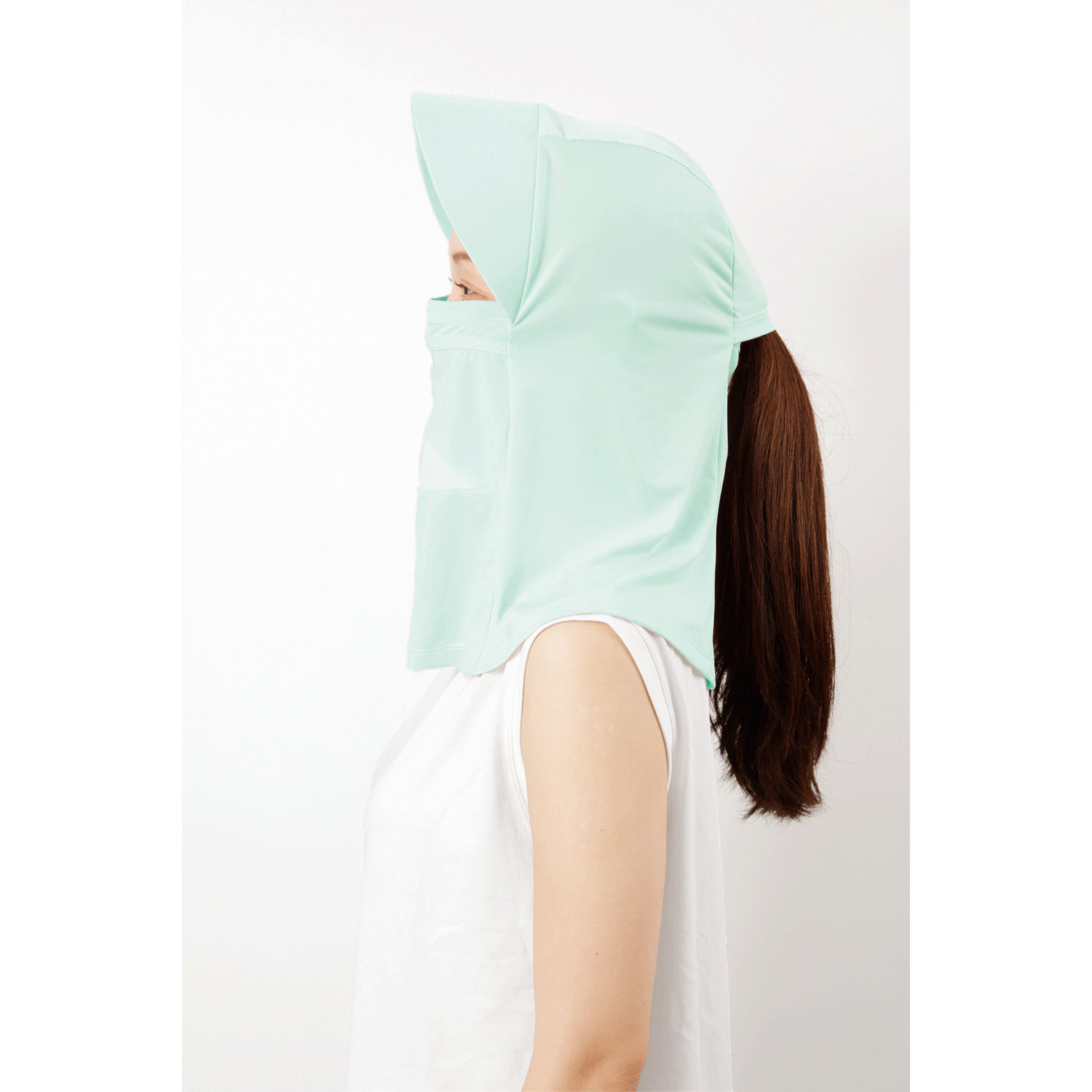 夏に差が出るUVフード ピンク・グリーン - 画像15