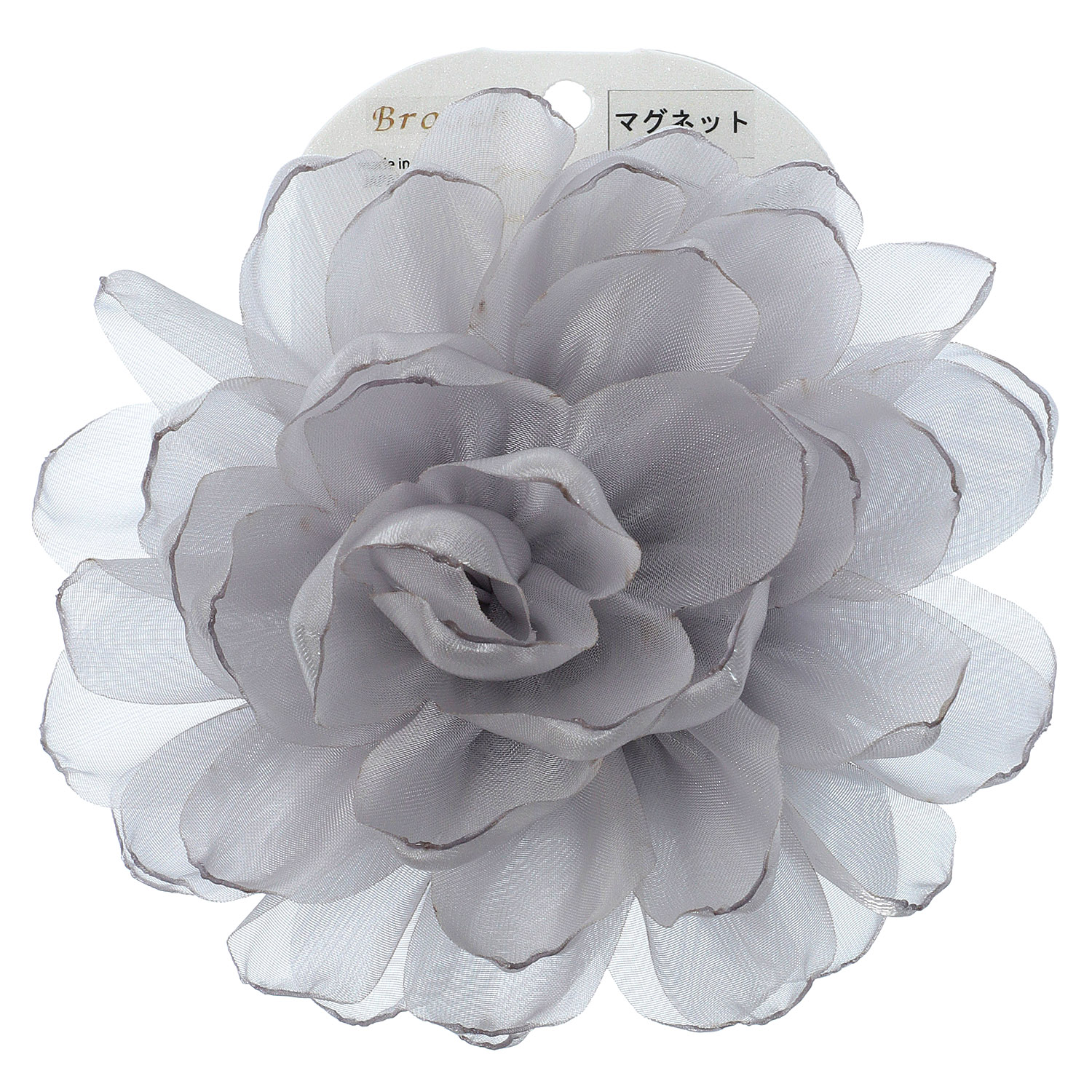 フラワーマグネットブローチ