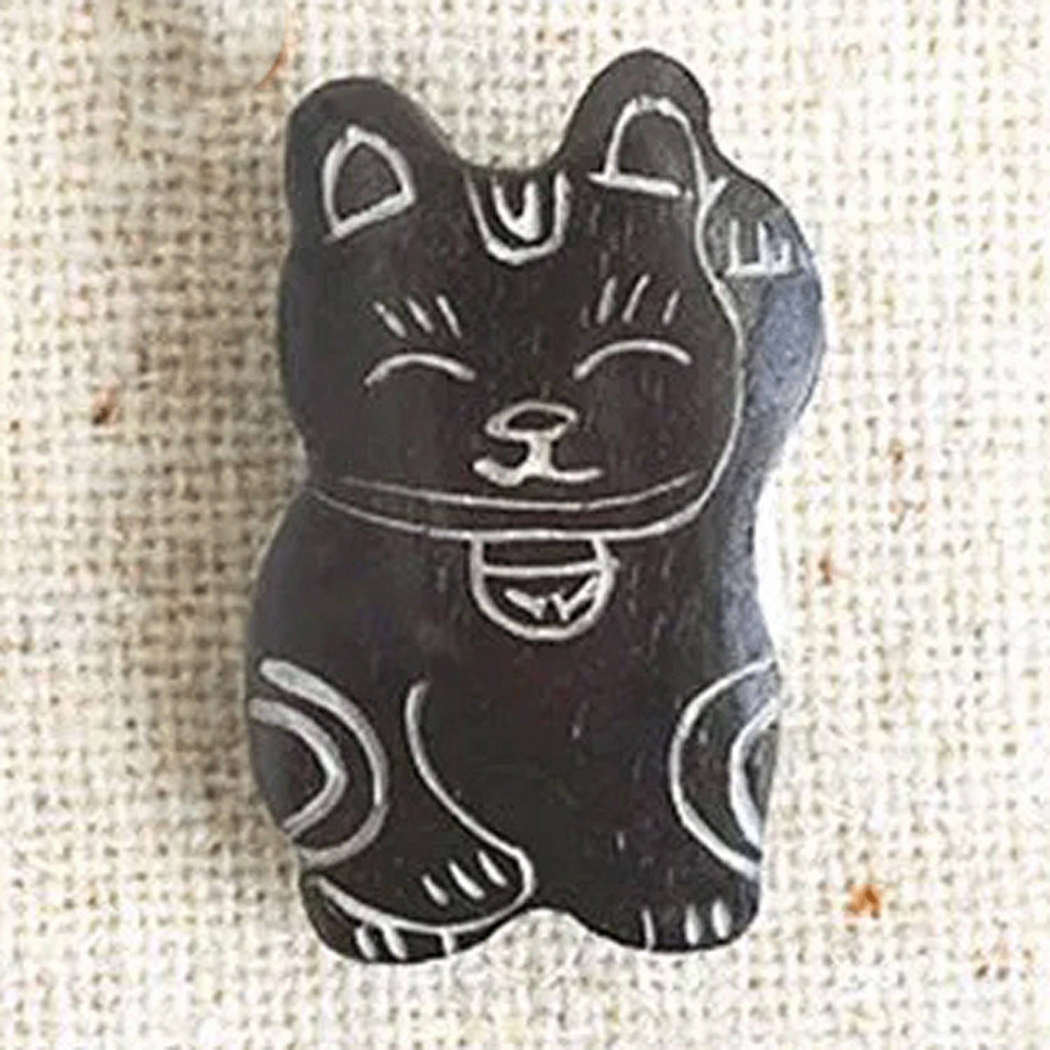 Boneブローチ 招き猫 - 画像3