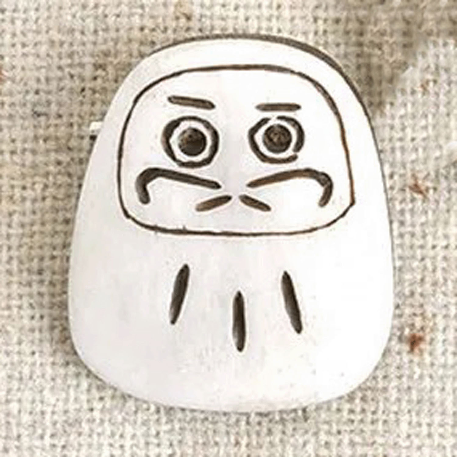 Boneブローチ だるま - 画像2